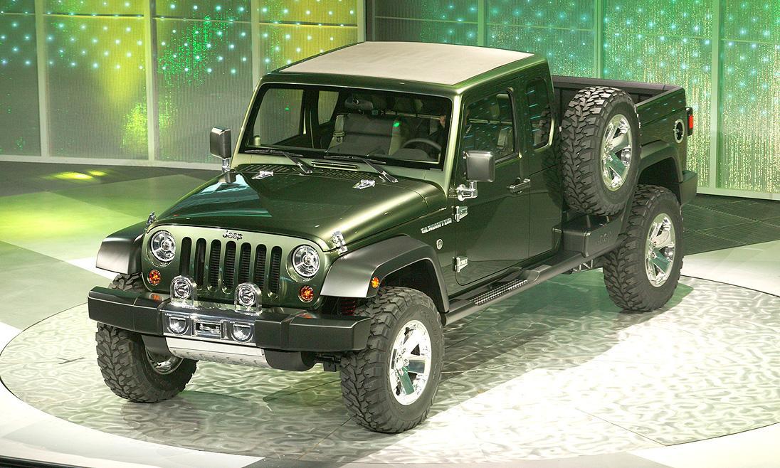 Jeep Gladiator What do you want the Wrangler pickup to look like? 2 or 4 door? AR-150829941