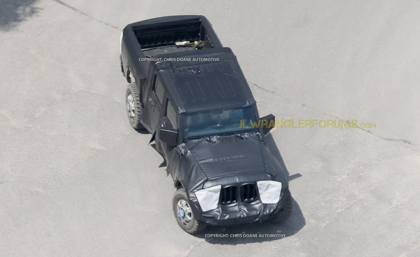 Jeep Gladiator Jeep Gladiator Pickup Truck (JT) Spy Pics and Videos! Jeep-Wrangler-Pickup-23