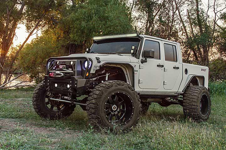 Jeep Gladiator What do you want the Wrangler pickup to look like? 2 or 4 door? jeep-wrangler-bandit-2a