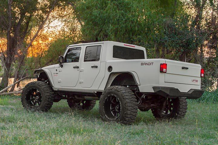 Jeep Gladiator What do you want the Wrangler pickup to look like? 2 or 4 door? jeep-wrangler-bandit-3a