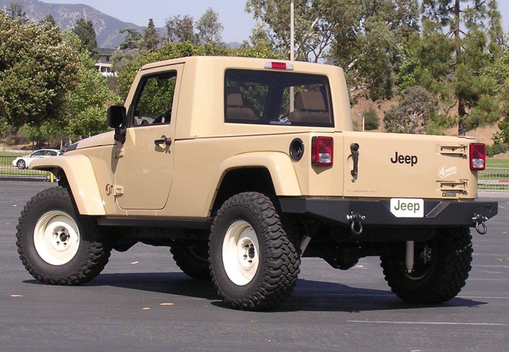 Jeep Gladiator What do you want the Wrangler pickup to look like? 2 or 4 door? Jeep-JT-Concept-1