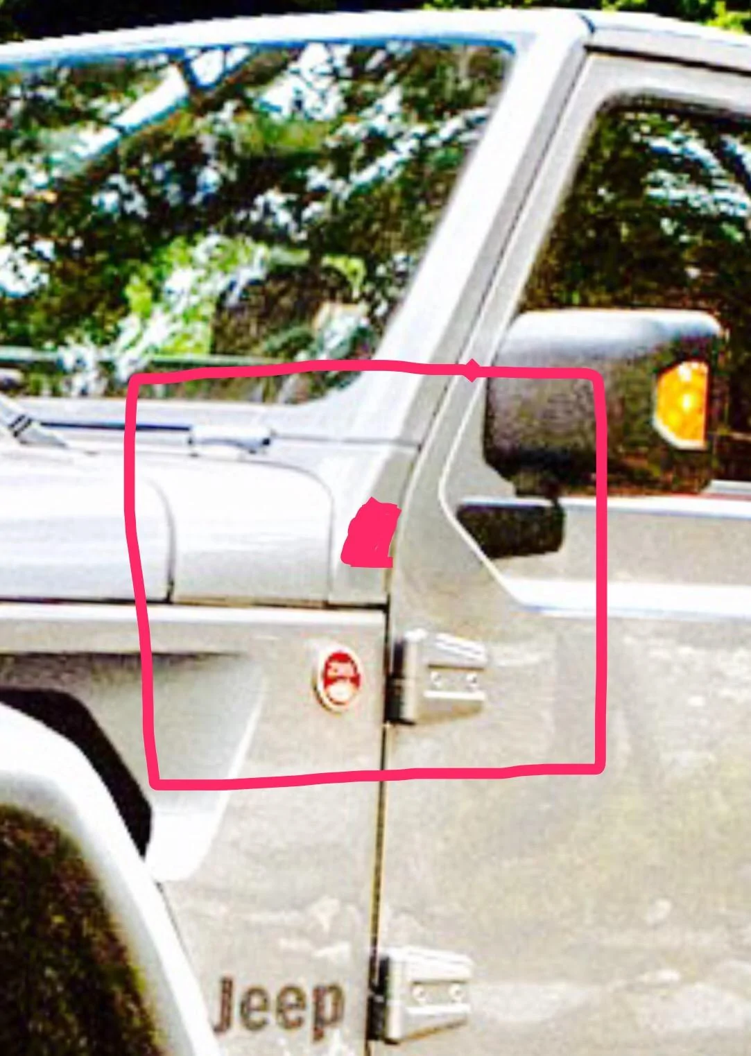 Jeep Gladiator Where should we BE ABLE to mount side mirrors ? IMG_9157