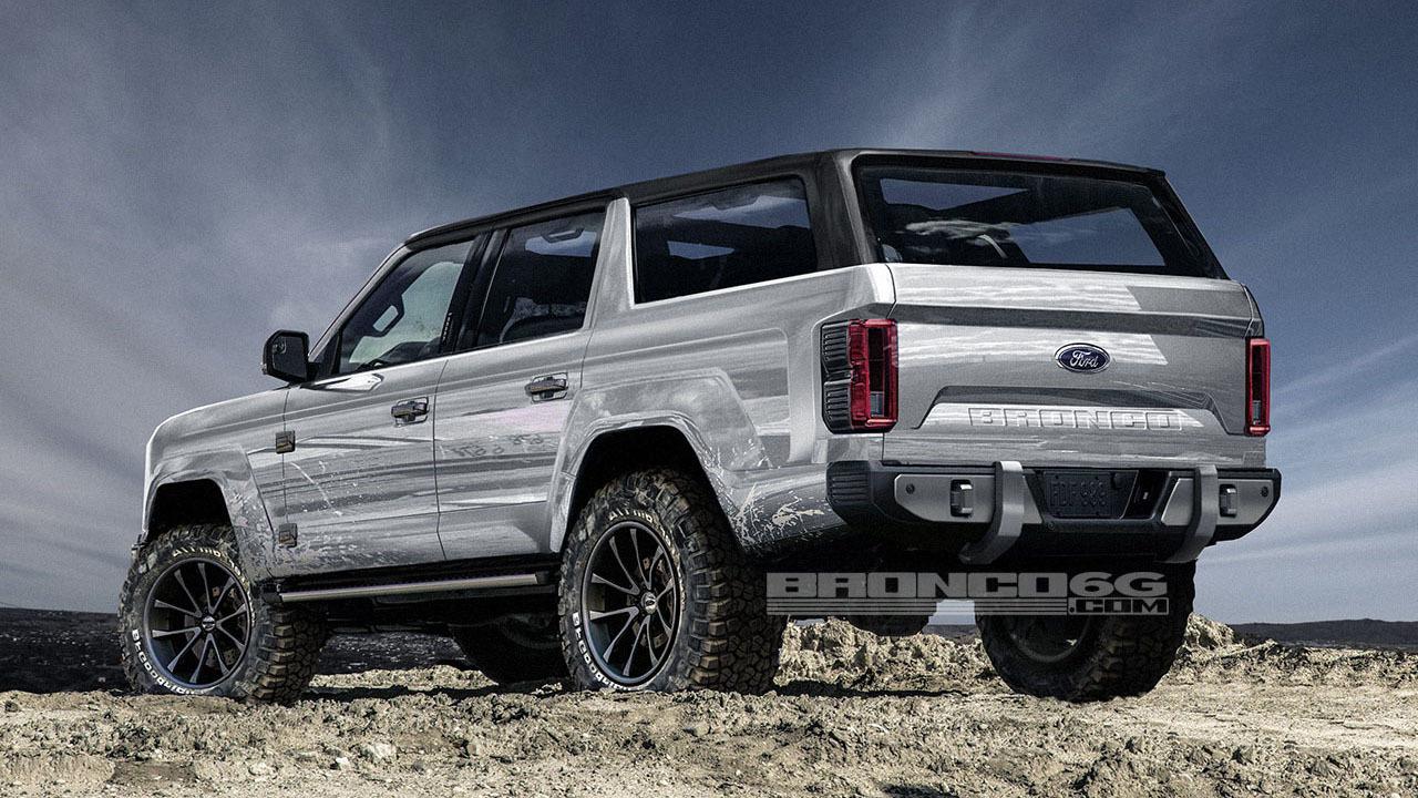 Jeep Gladiator New 2020 Ford Bronco Renderings bronco6g-fordbronco-rear4-1