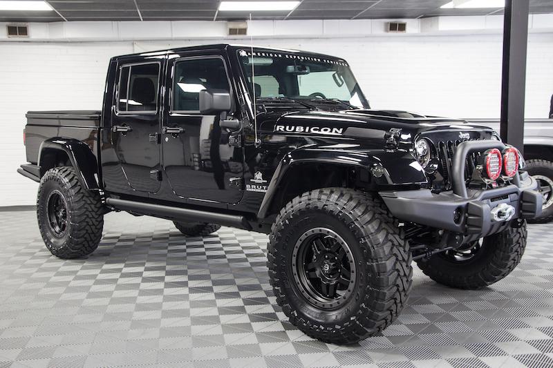 Jeep Gladiator First 2020 Jeep Gladiator Pickup (JT Wrangler) Video! Testing With Crew Chief Concept BruteDoubleCab-AEVHemi-Black-1