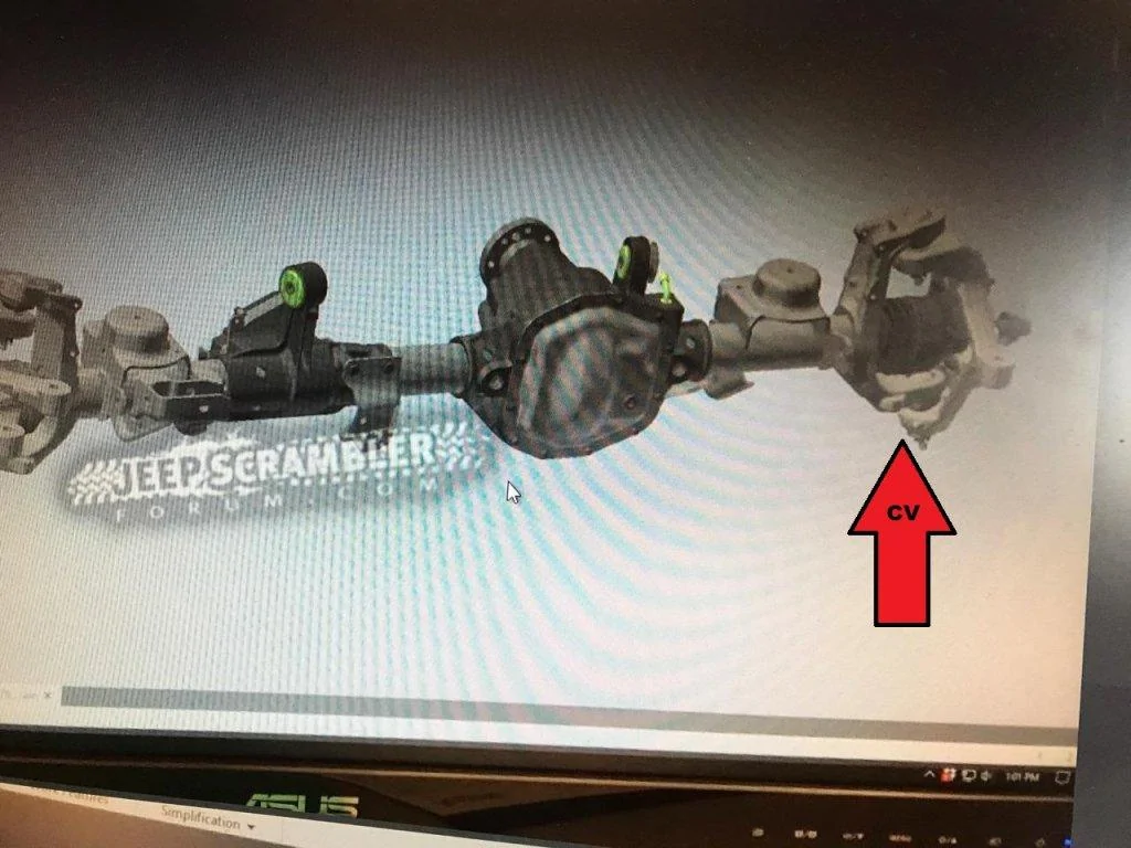 Jeep Gladiator JT Scrambler (vs JK Wrangler) Frame and Axles 3985