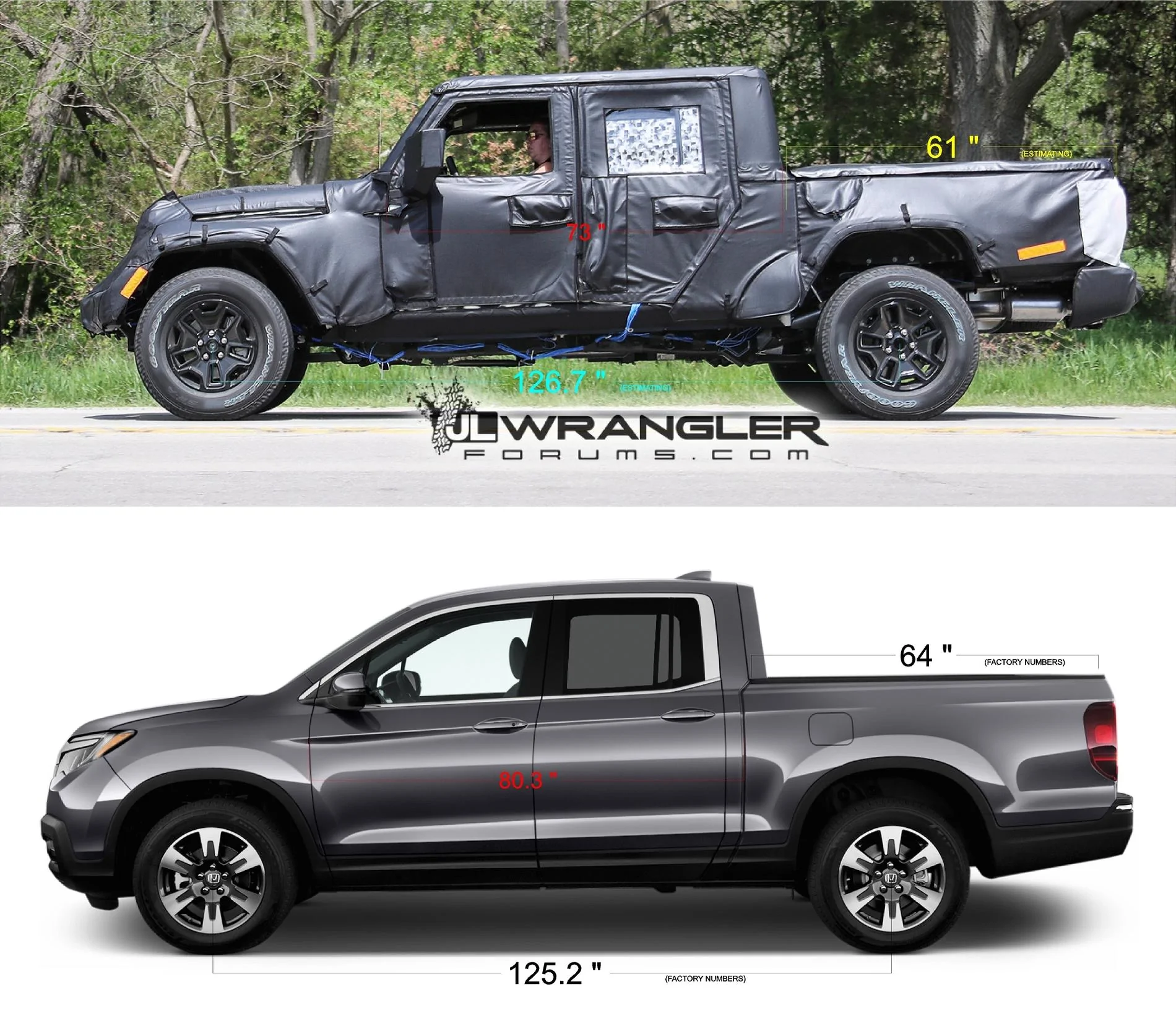 Jeep Gladiator 2018 JLU shows production design. What would you like shared with the JT? 36352245453_a5cf813947_o
