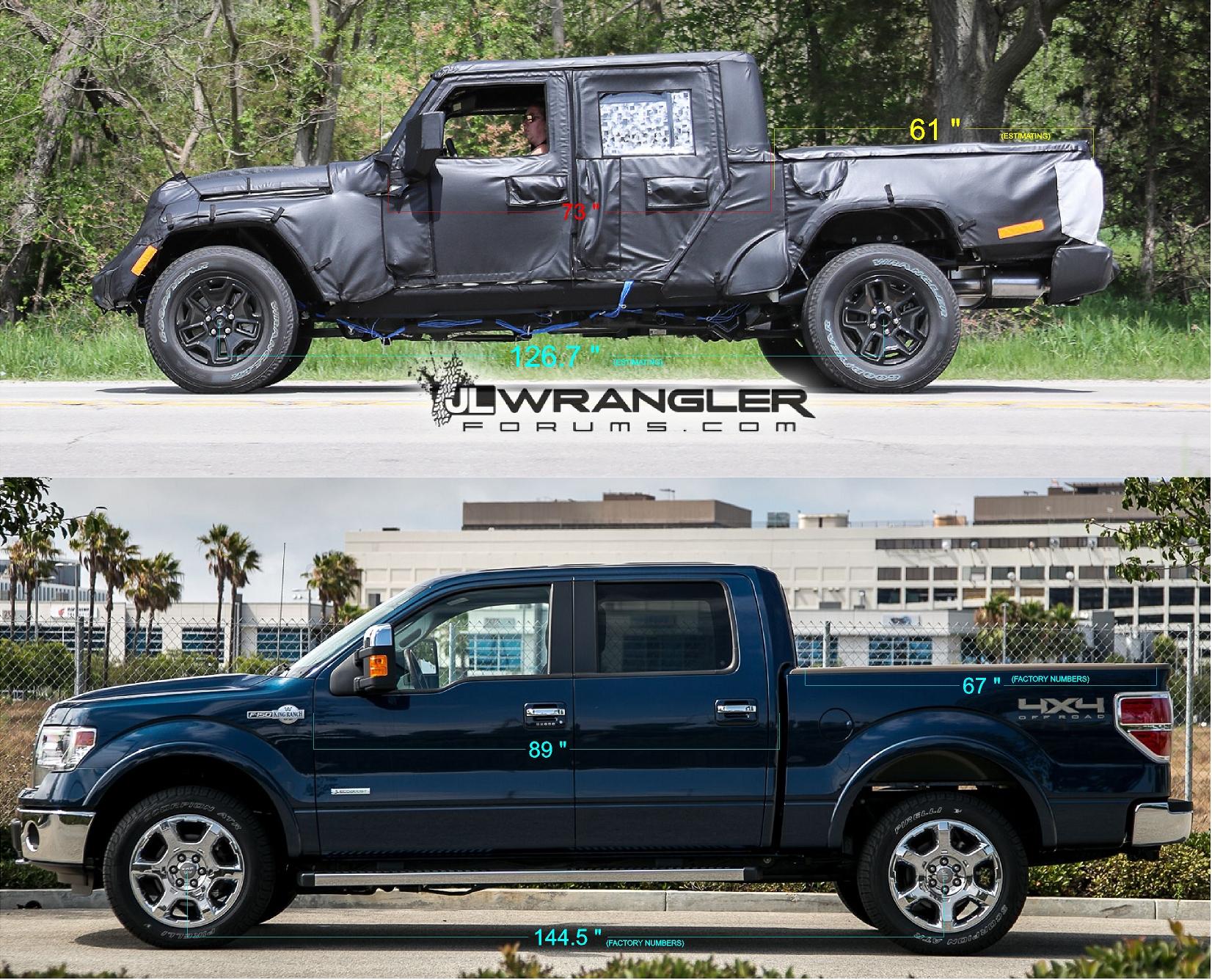Jeep Gladiator 2018 JLU shows production design. What would you like shared with the JT? 37046279911_9704a90314_o