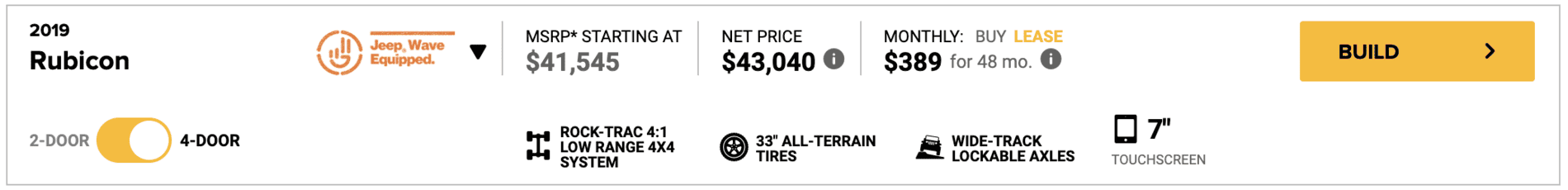 Jeep Gladiator MT’s 2020 Jeep Gladiator Rubicon Review Reveals $44k Base Rubicon Price & MPG (Est) Screen Shot 2019-03-29 at 3.48.53 PM