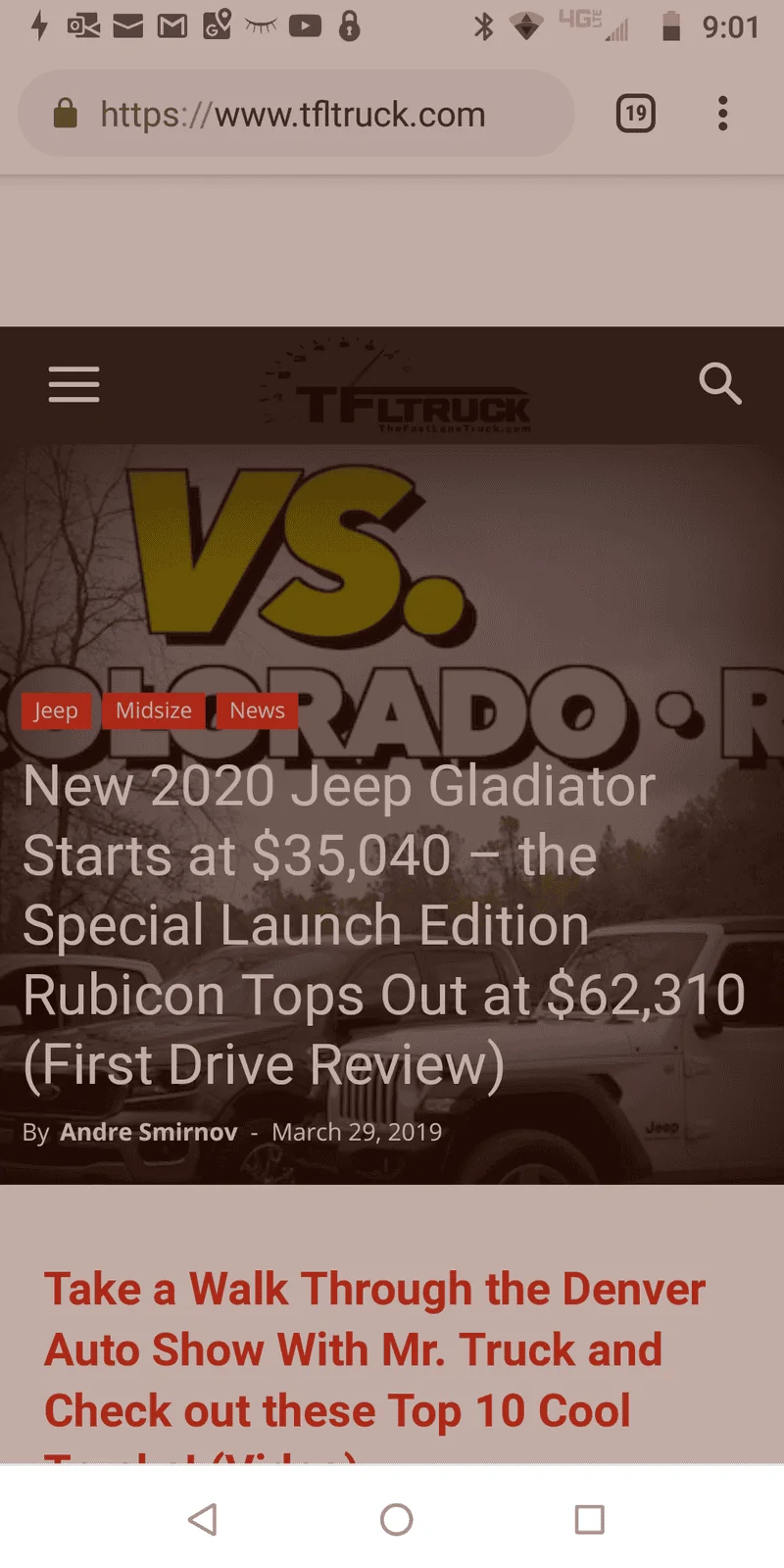 Jeep Gladiator Who is staying up tonight for pricing? Screenshot_20190329-210135