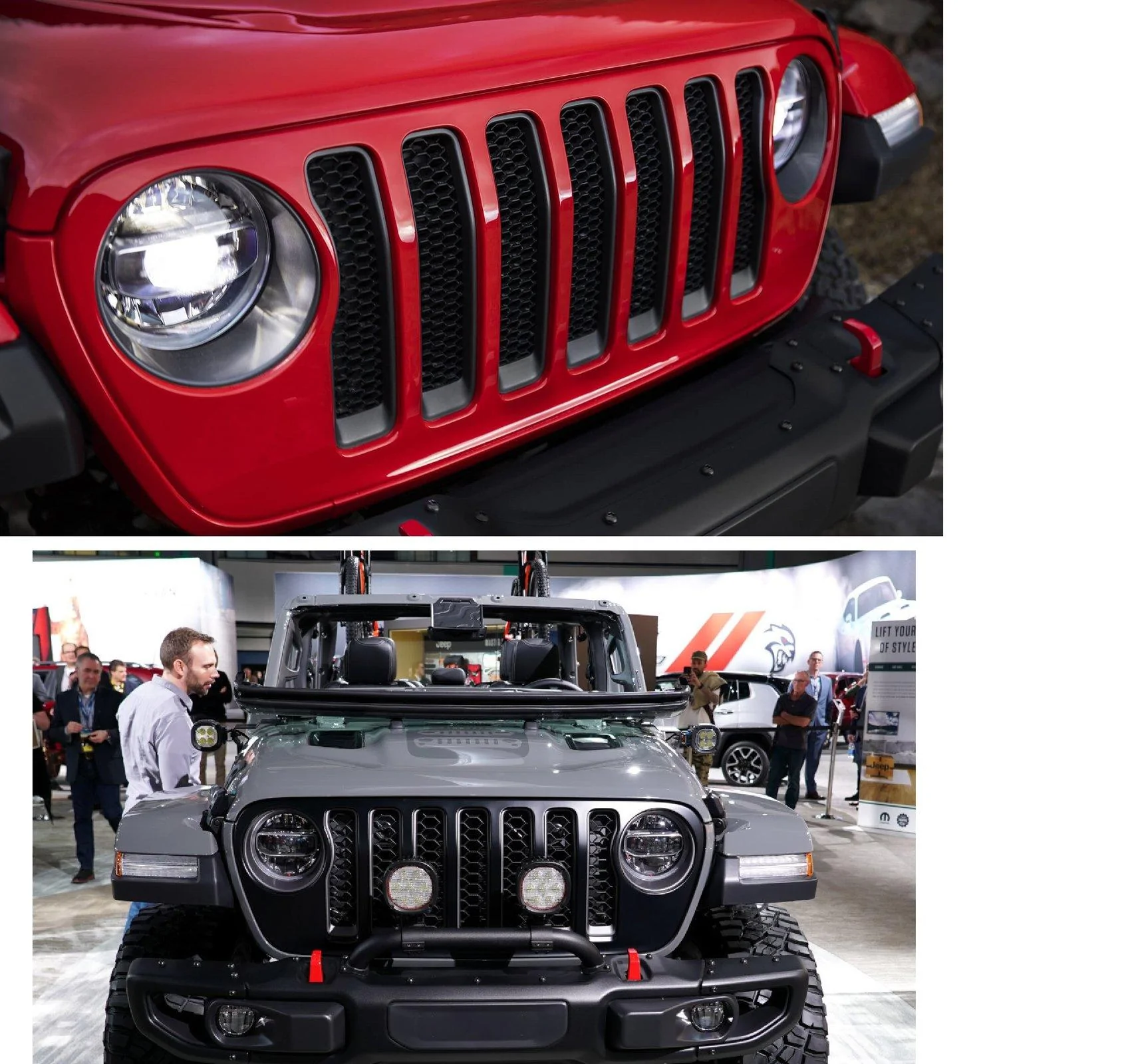 Jeep Gladiator Grill size difference to JL Untitled