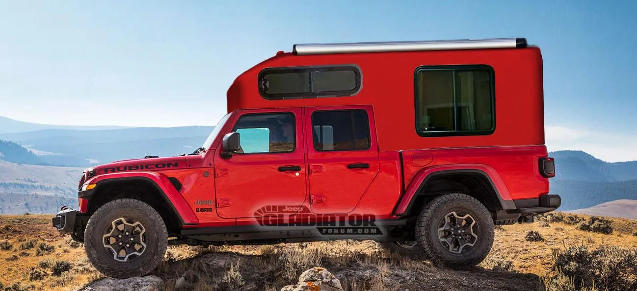 Jeep Gladiator Tops! Canopy / covers / toppers / racks possibilities for Gladiator - Show me! JeepGladiatorForum-0-Jeep-gladiator-camper-jpg