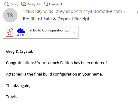 Jeep Gladiator Launch Edition has been Thank You Travis @ TriCity! Gladiator Order.PNG