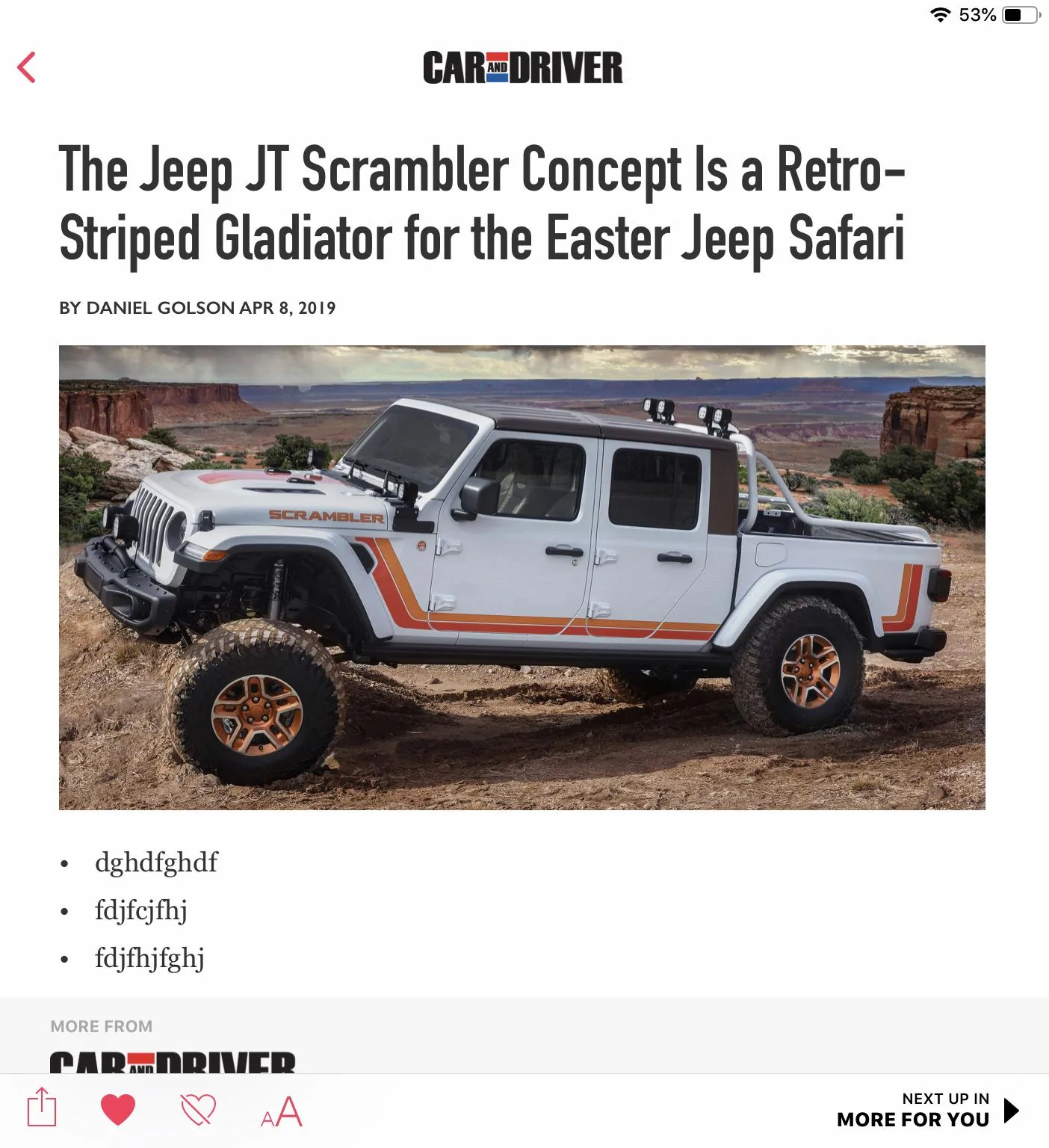 Jeep Gladiator Jeep JT Scrambler Concept (EJS 2019) BEE16E3B-0E99-47DE-85A5-CAA935E992E3