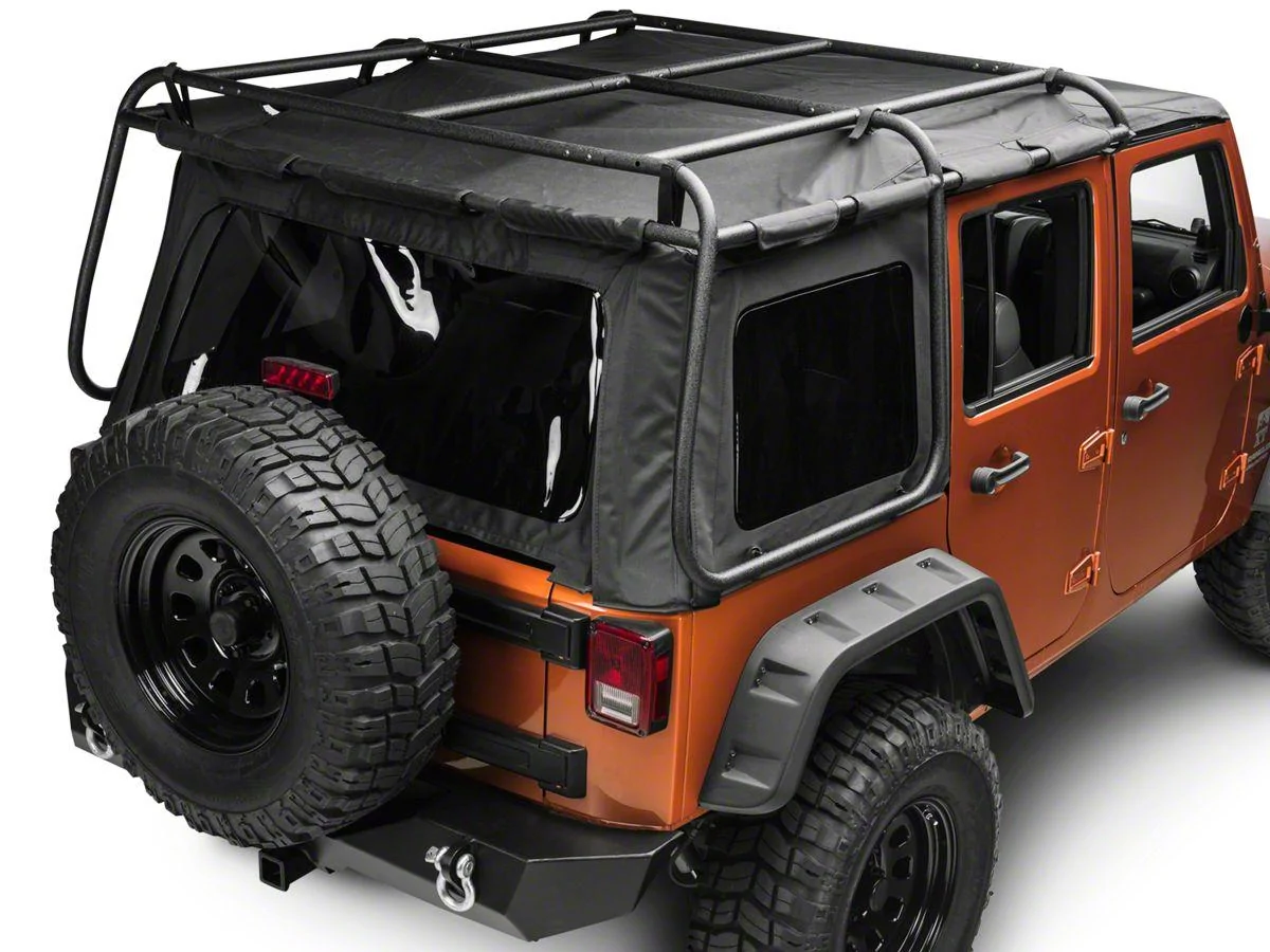 Jeep Gladiator Bestop teaser concept: folding soft cover / shell / topper for Gladiator bed J103347