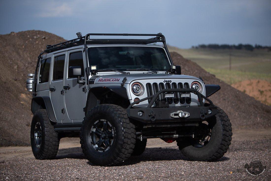 Jeep Gladiator 2012 JKUR - 37s, 4" lift, 5.13 gears, hydro steer, Warn wench hopl1te-5406-