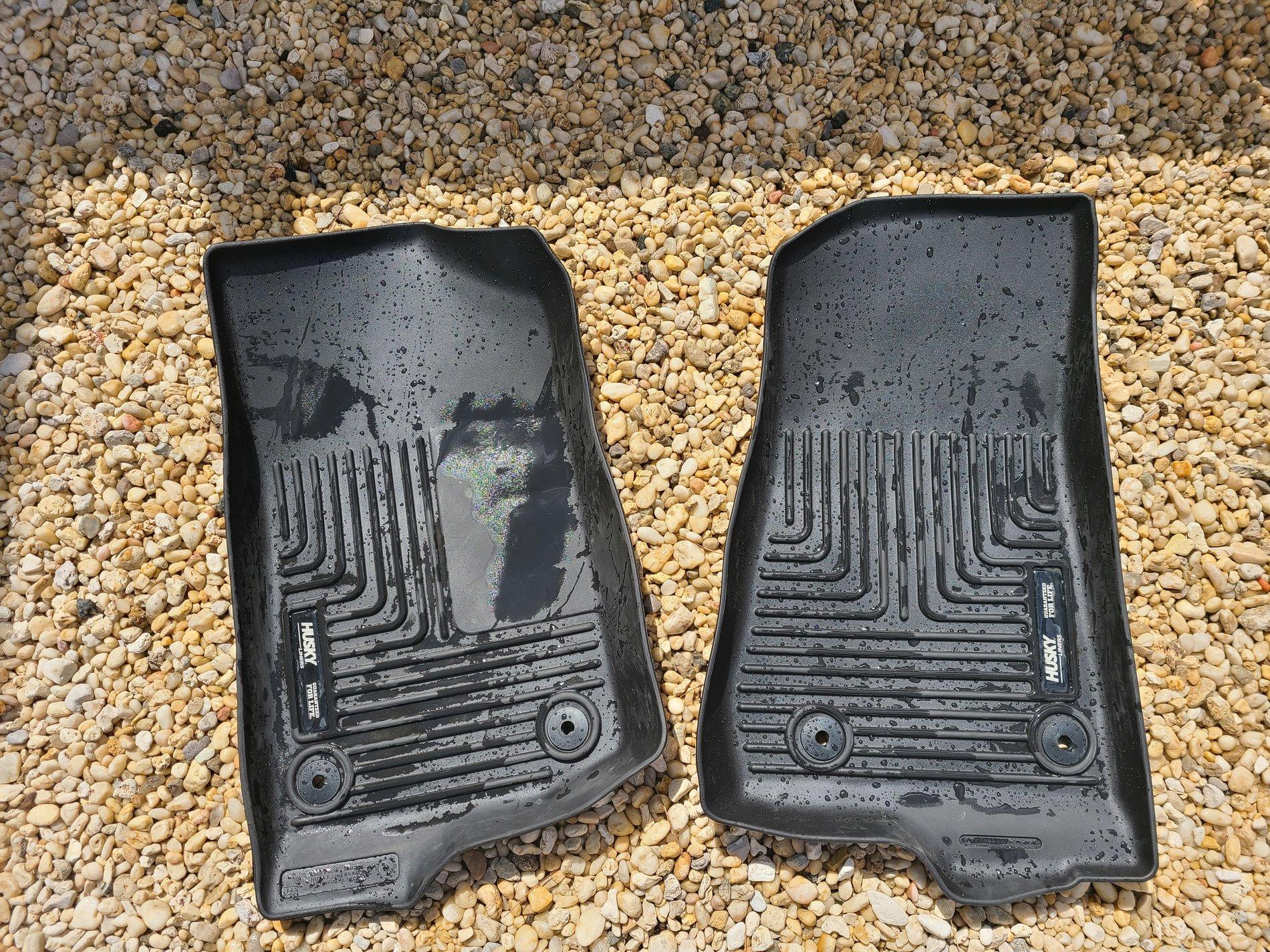 Jeep Gladiator 1st row Husky and 2nd row WeatherTech all weather mats 20200901_132021