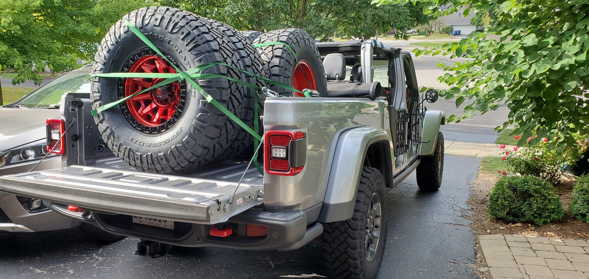Jeep Gladiator Just Finished Rock Krawler Pro-X lift and new wheels and tires- Added offroad videos 20200828_085712