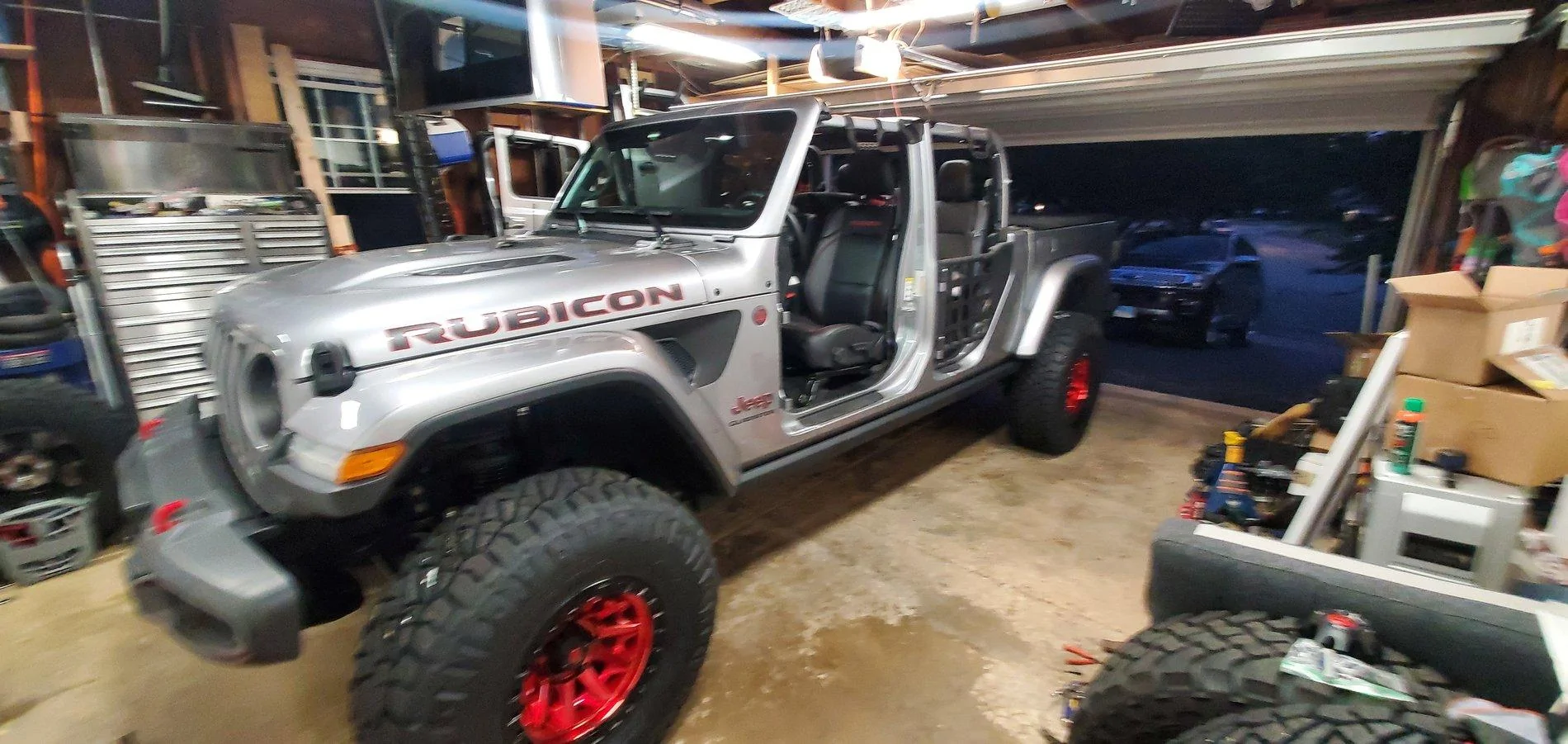 Jeep Gladiator Just Finished Rock Krawler Pro-X lift and new wheels and tires- Added offroad videos 20200831_194440