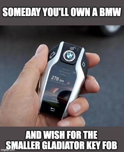 Jeep Gladiator Key Fob Follies 4dl7hs