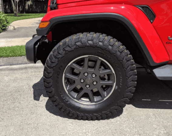 Jeep Gladiator Make overland wheels gloss black Captur
