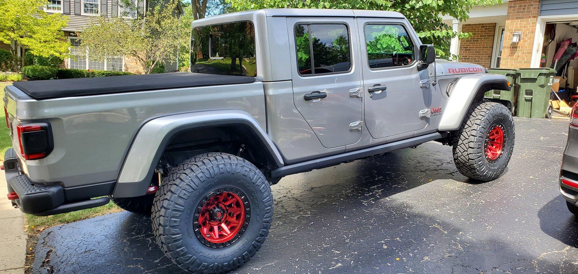 Jeep Gladiator Just Finished Rock Krawler Pro-X lift and new wheels and tires- Added offroad videos 20200902_121133