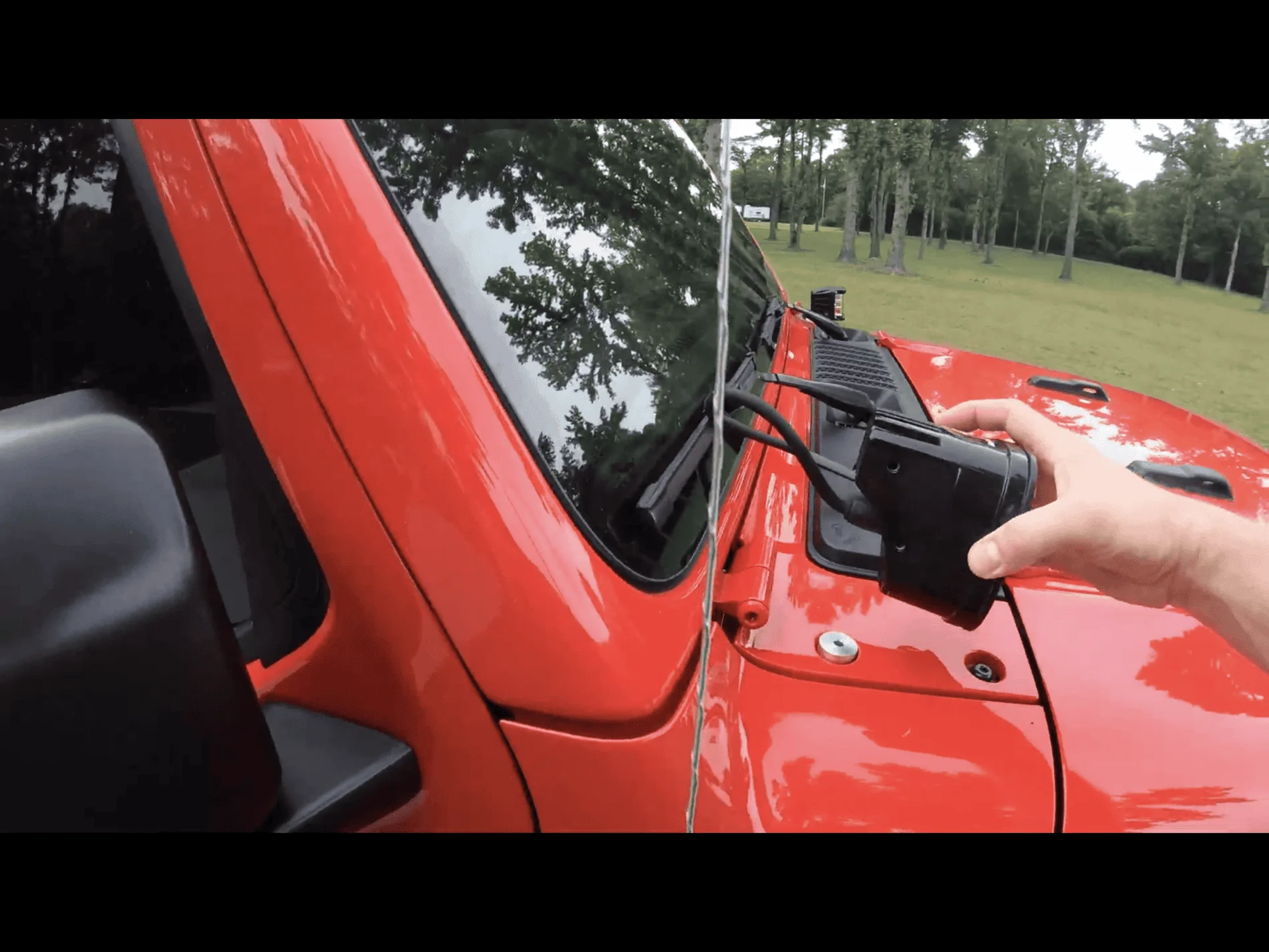 Jeep Gladiator Cowl lighting mounting solution 2D7D72AB-379D-466A-82AC-BC0A1A91ED1B