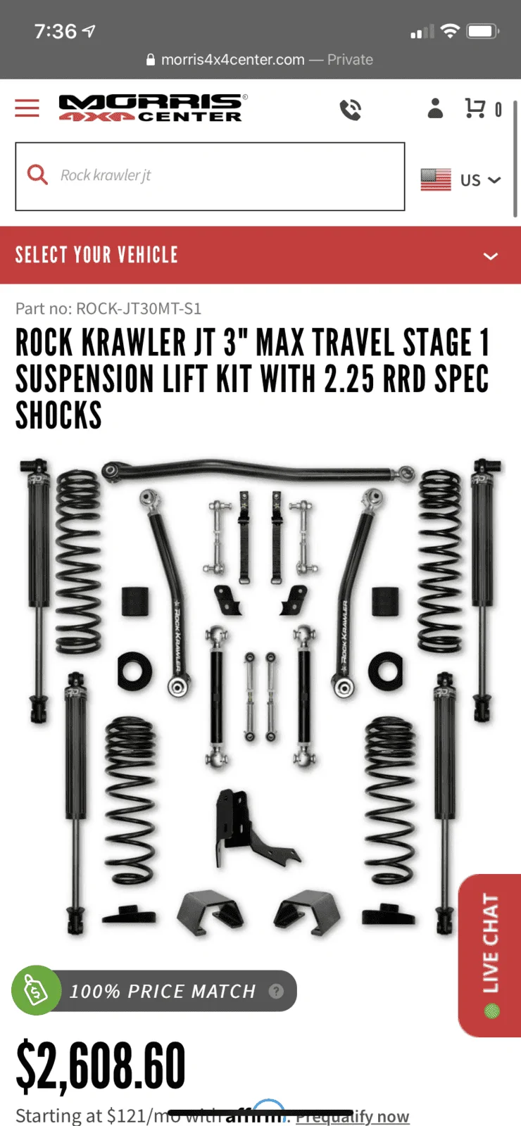 Jeep Gladiator Rock Krawler 3" X Factor JT System 4FABB71C-88FE-4B1C-A415-047AA5972715