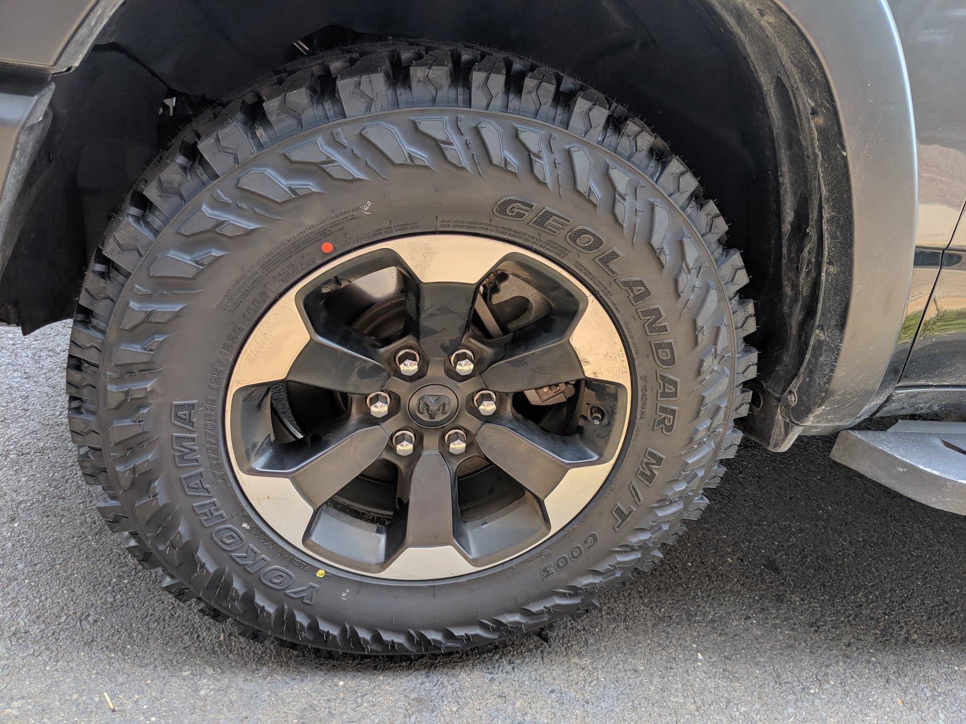 Jeep Gladiator Mud Tired vs All Terrain Tires IMG_20200828_142340