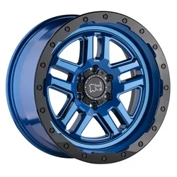 Jeep Gladiator Black is played out, let's see some colored rims Black_Rhino_Barstow_Dearborn_Blue_withBlack_Lip_Edg