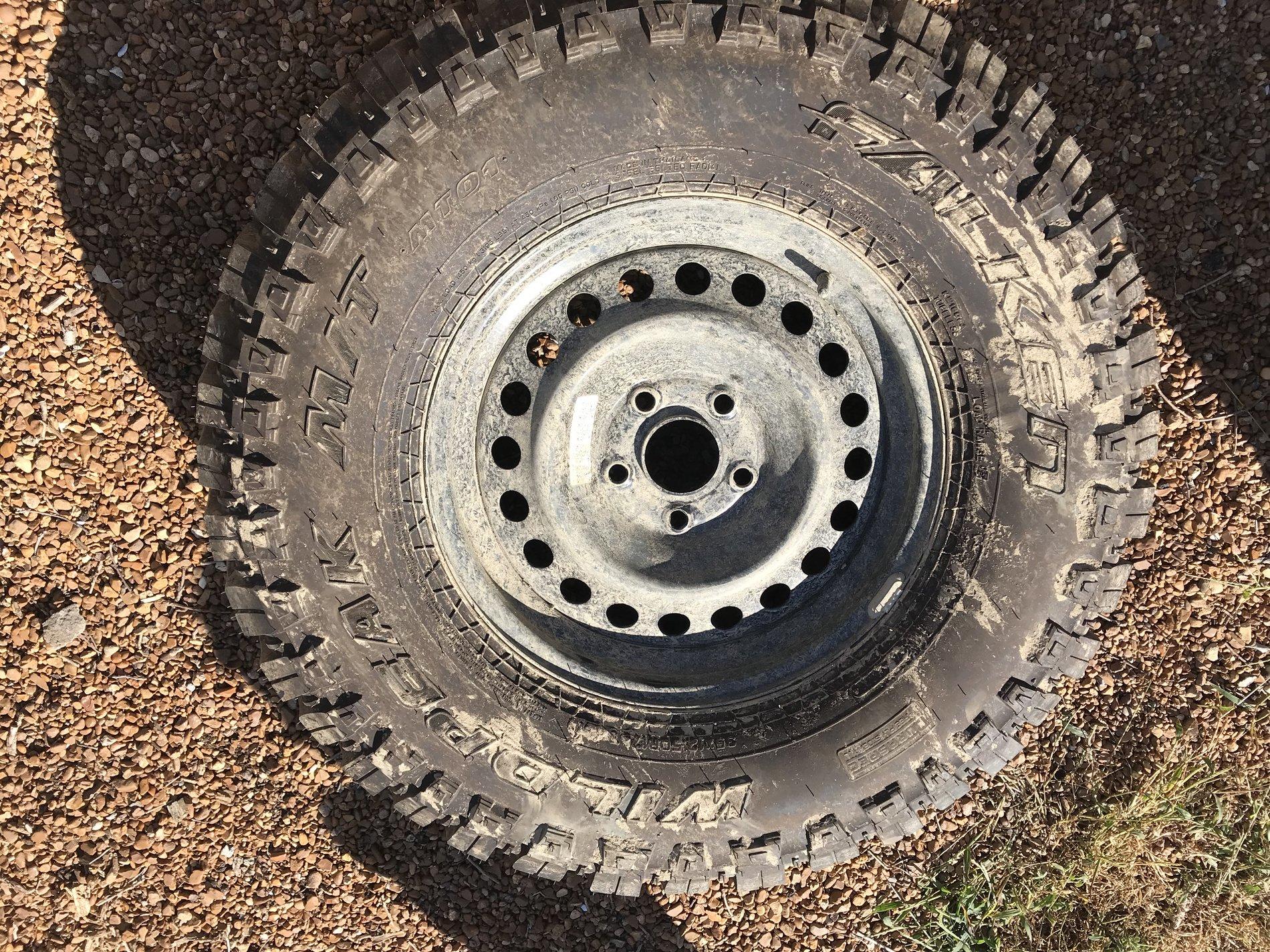 Jeep Gladiator FS - Stock Rubicon wheels with 35 x 12.50 Falken Wildpeak M/T and full size spare. F3B95DD6-53A2-409E-9DBA-C9C5DF9E848D