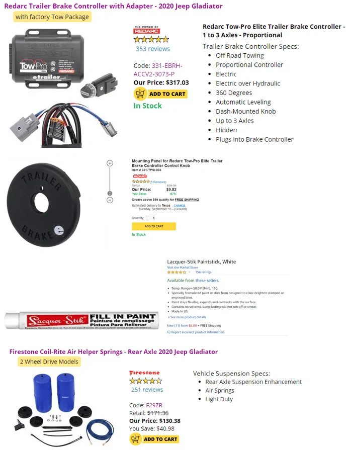 Jeep Gladiator Will this combo do for Redarc install in JT? 1599585546572