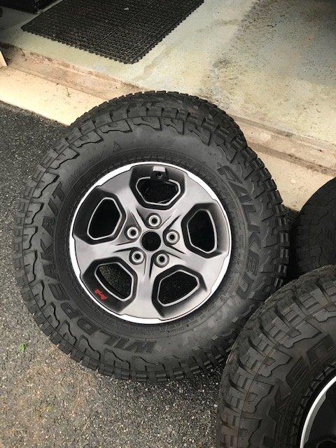 Jeep Gladiator Rubicon take offs and Falken Wildpeak ATs. Set of 4. image3 - Copy