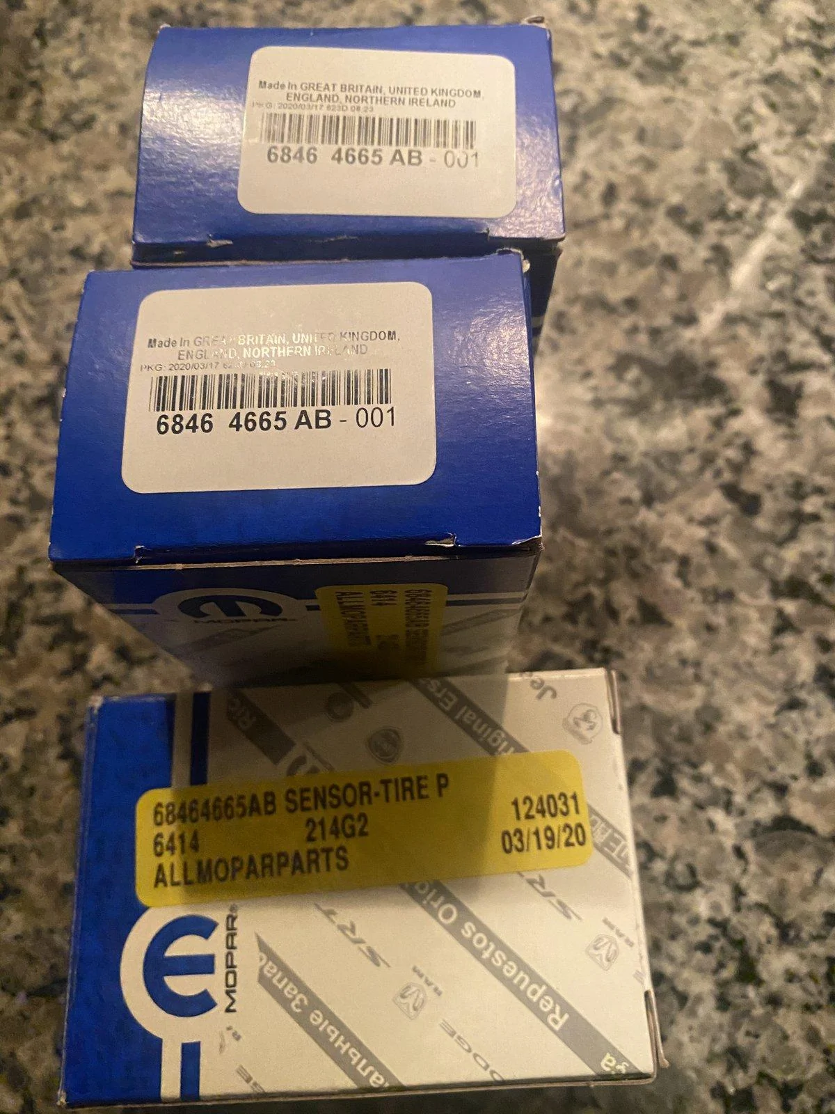 Jeep Gladiator New OEM JT TPMS 394FC746-553E-40AB-BD14-0284B23F5EC2
