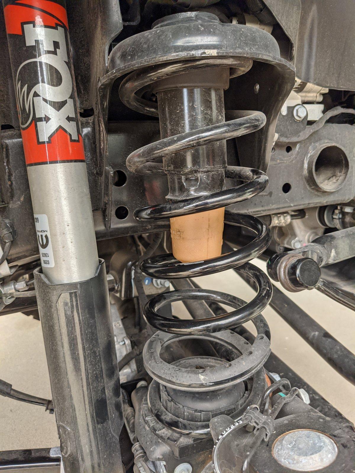 Jeep Gladiator Terraflex Progressive bump stop kit - ridiculously easy to install IMG_20200912_144845