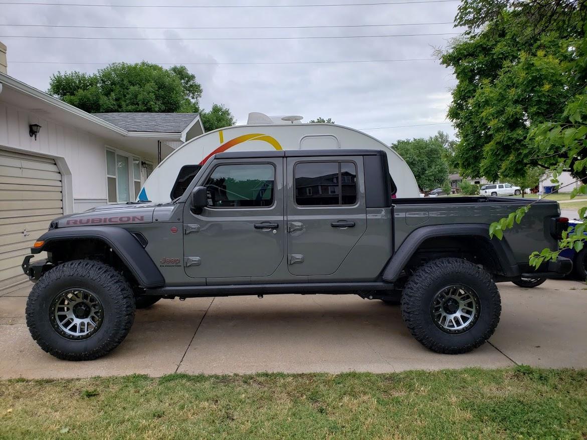 Jeep Gladiator Rock Krawler 3" X Factor JT System lift after bumper