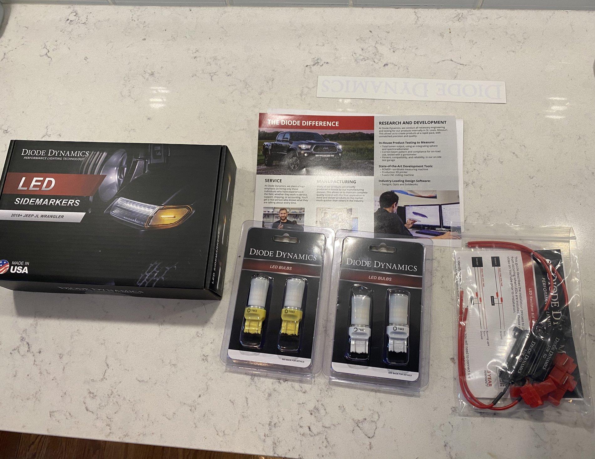 Jeep Gladiator Installed Oracle Oculus Bi-LED headlights..and Fog lights and Diode Dynamics side marker bulbs C8DB86F4-2E17-4AF2-BEC0-043E04CB2C6E