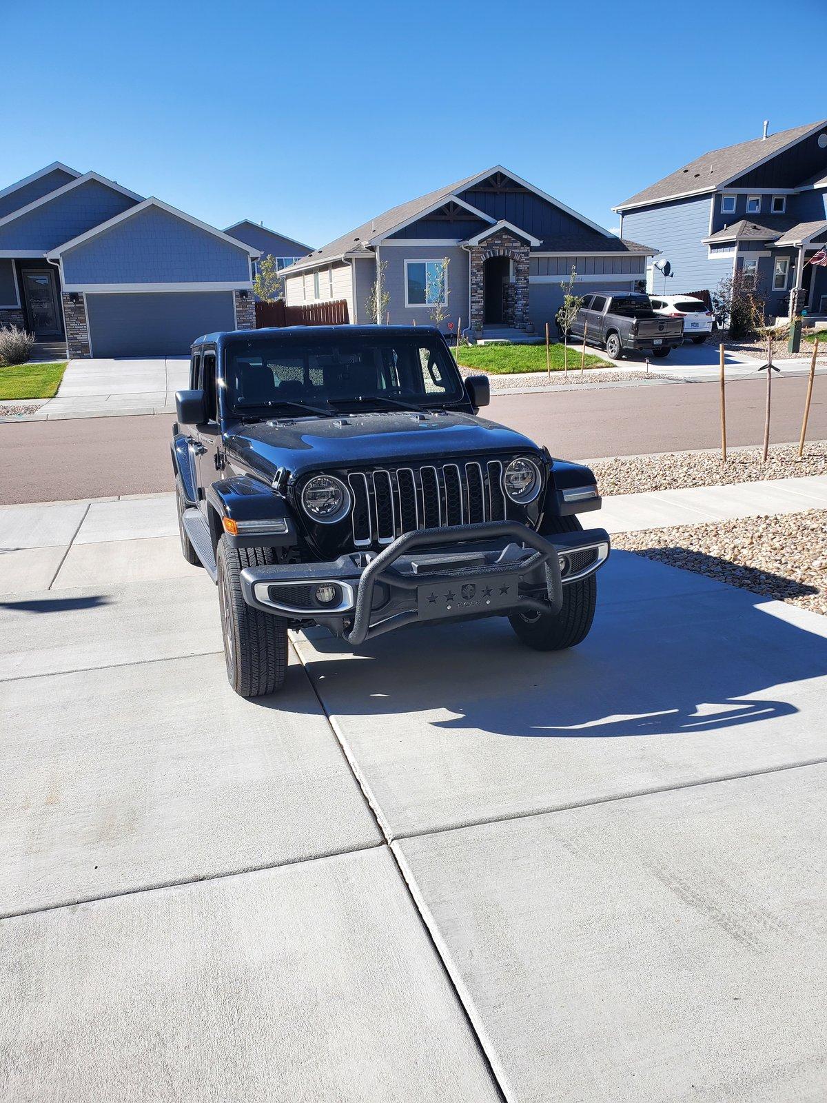 Jeep Gladiator Tyger Auto Bumper Guard Installed 20200914_160055