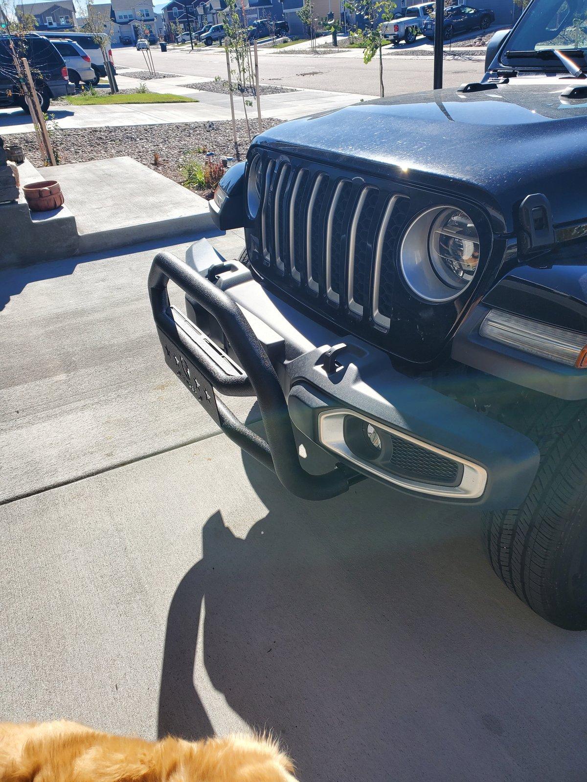 Jeep Gladiator Tyger Auto Bumper Guard Installed 20200914_155712