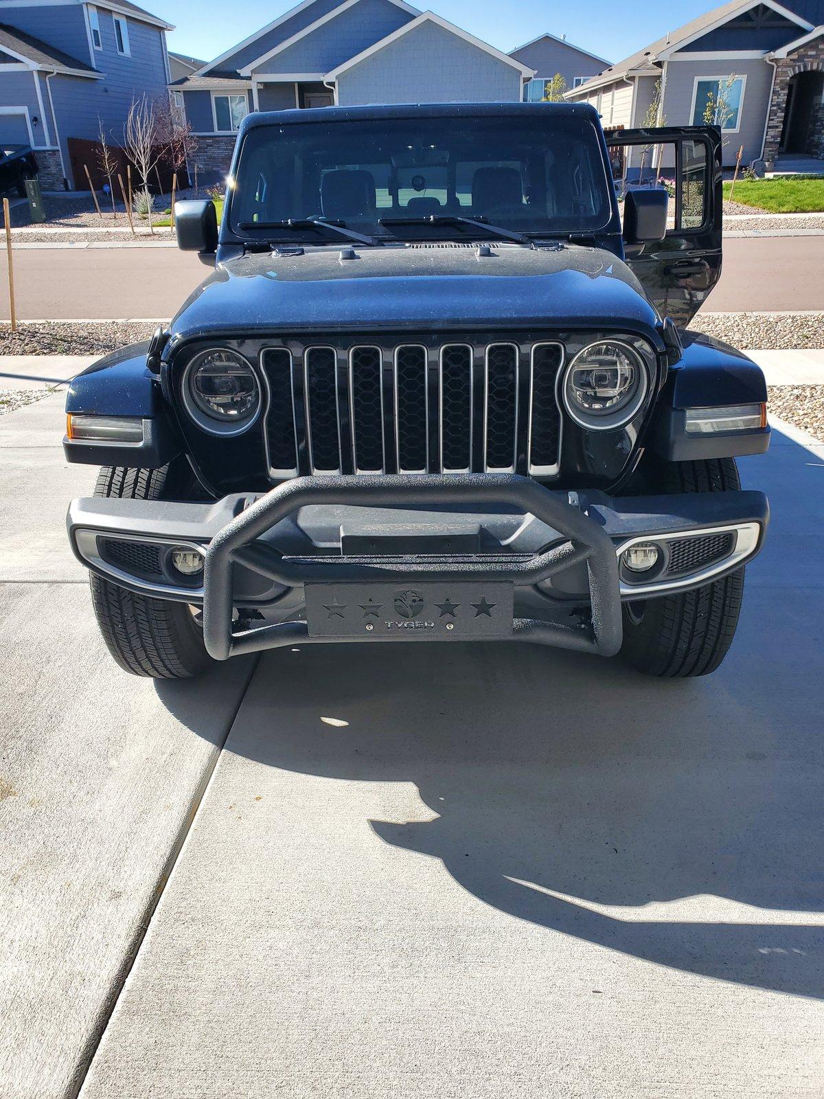 Jeep Gladiator Tyger Auto Bumper Guard Installed 20200914_155706
