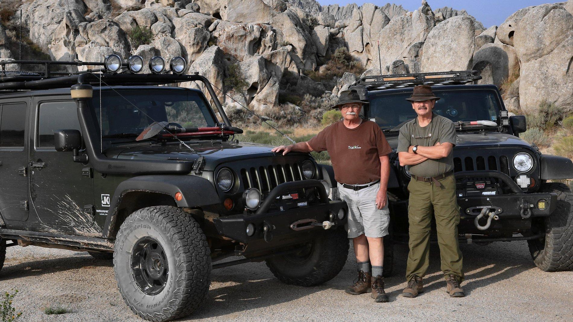TransAmerica Trail, Aug-Sep 18, 5_6162, Mark and Ray at Devil's Playground Campsite (HDTV Crop).jpg