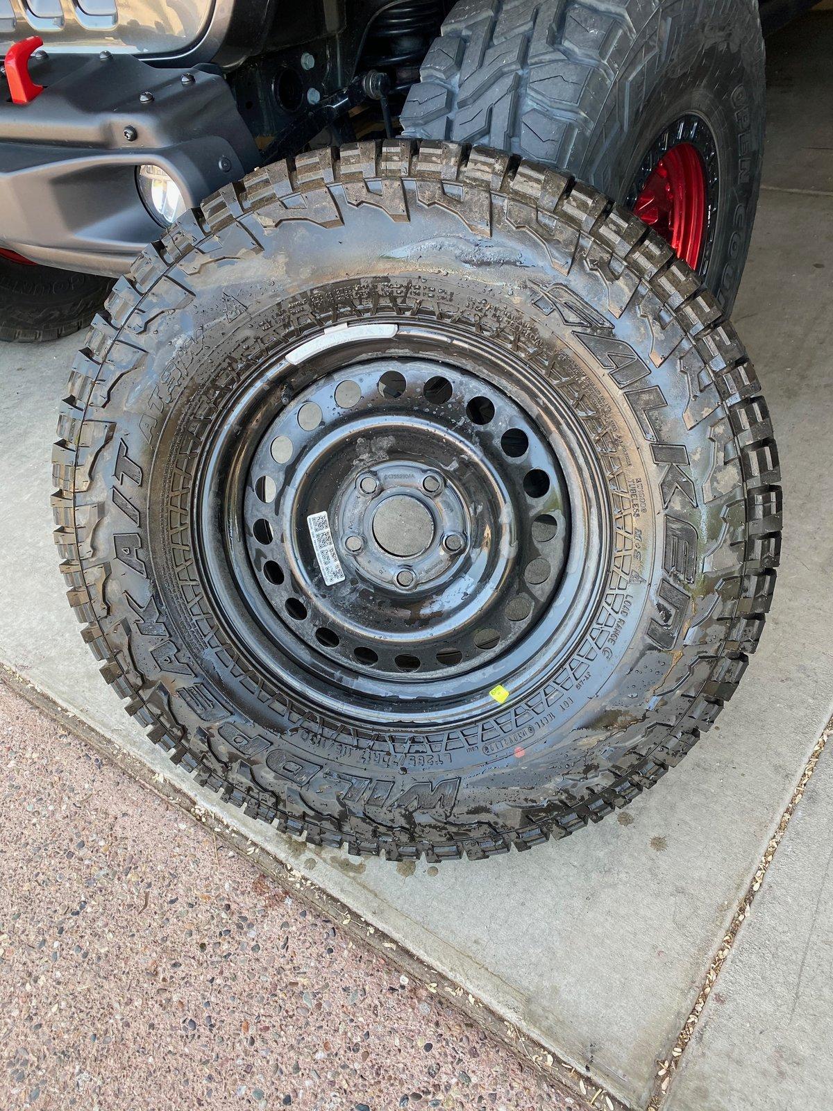 Jeep Gladiator Virgin FALKEN WILDPEAK A/T Tire with wheel  (one wheel/tire only) Falken Wilepeak A-T - 1