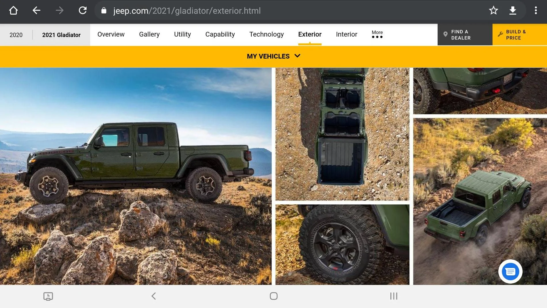 Jeep Gladiator First Look at Sarge Green 2021 Gladiator From Jeep.com 2021 Jeep Gladiator Sarge Color Discovered