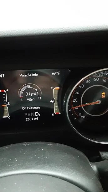 Jeep Gladiator Possible Low Oil Pressure PHOTO_20200917_124104
