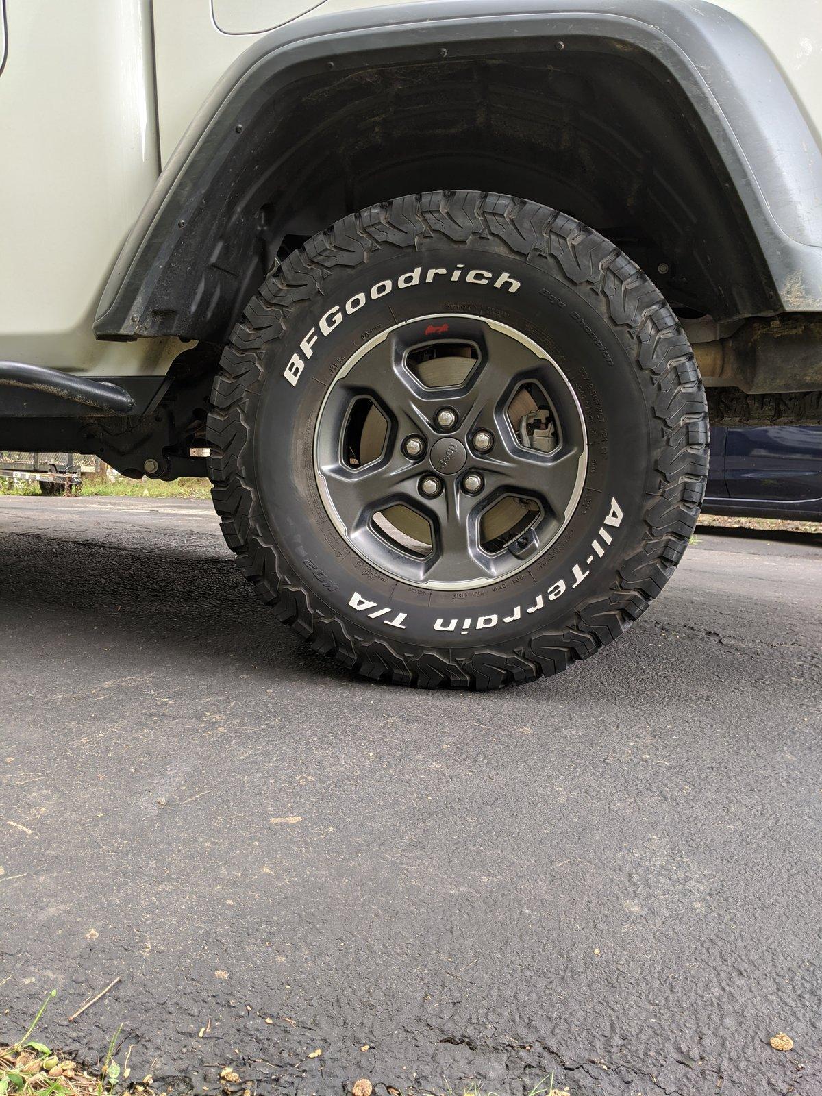 Jeep Gladiator SOLD: (5) BFG K02 35x12.5x17 PXL_20200919_214138146