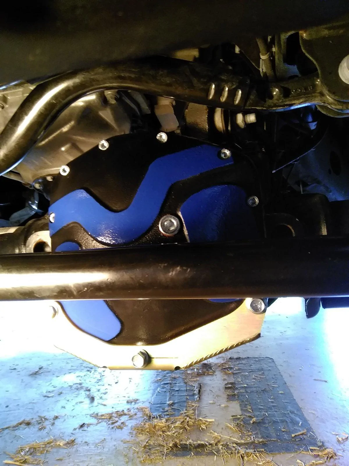 Jeep Gladiator Front and rear differential skid plates that don’t bolt to differential cover. IMG_20200920_130949