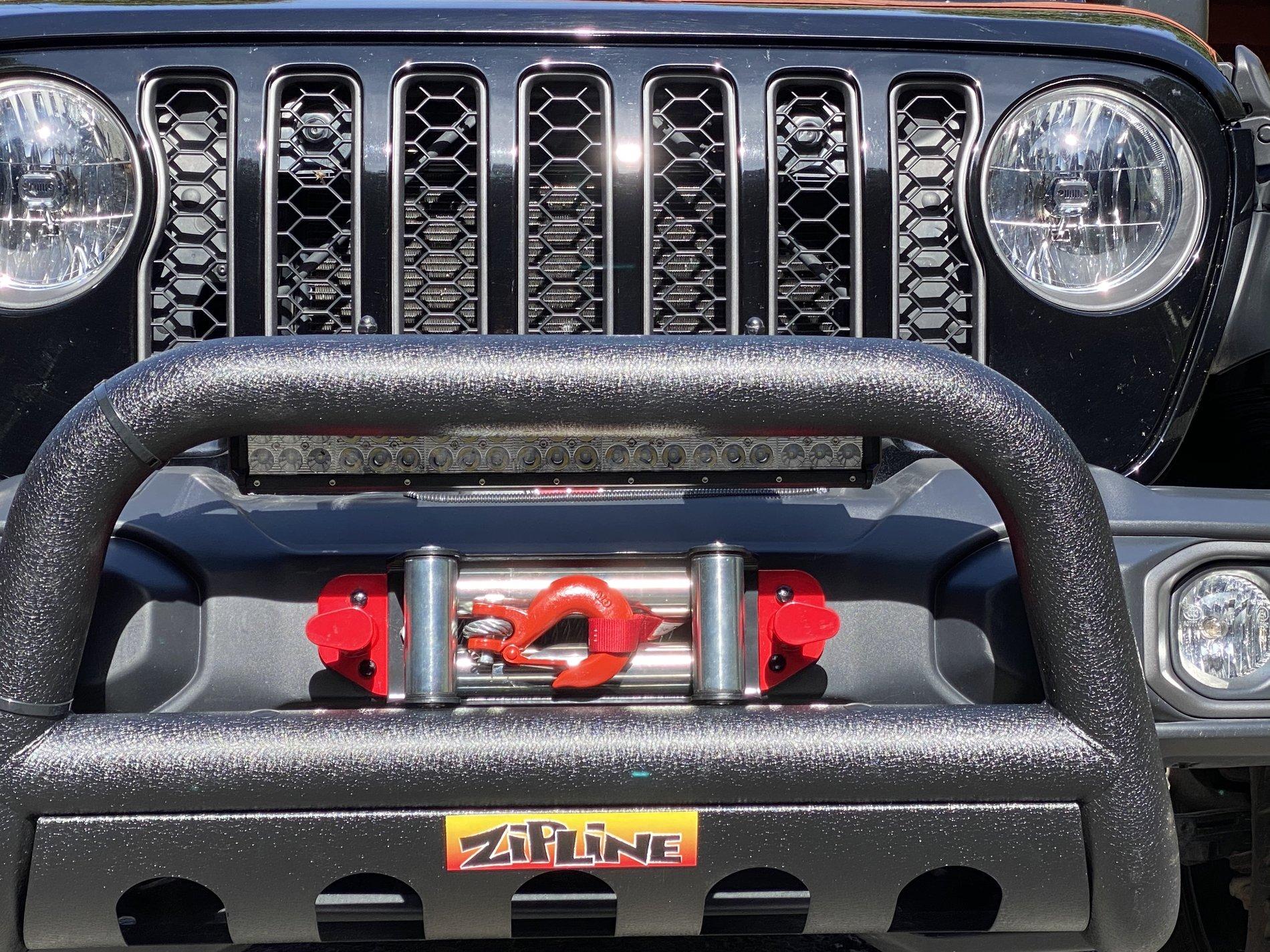 Jeep Gladiator Installed winch on original factory plastic bumper C775AE5E-979D-416B-B391-30ADF4FDE8FB
