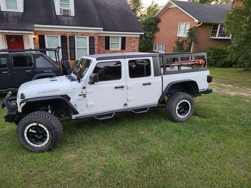 Jeep Gladiator Made my own bed rack! 20200920 Tyson Jeep with finished bed rack - Columbia, SC (2)