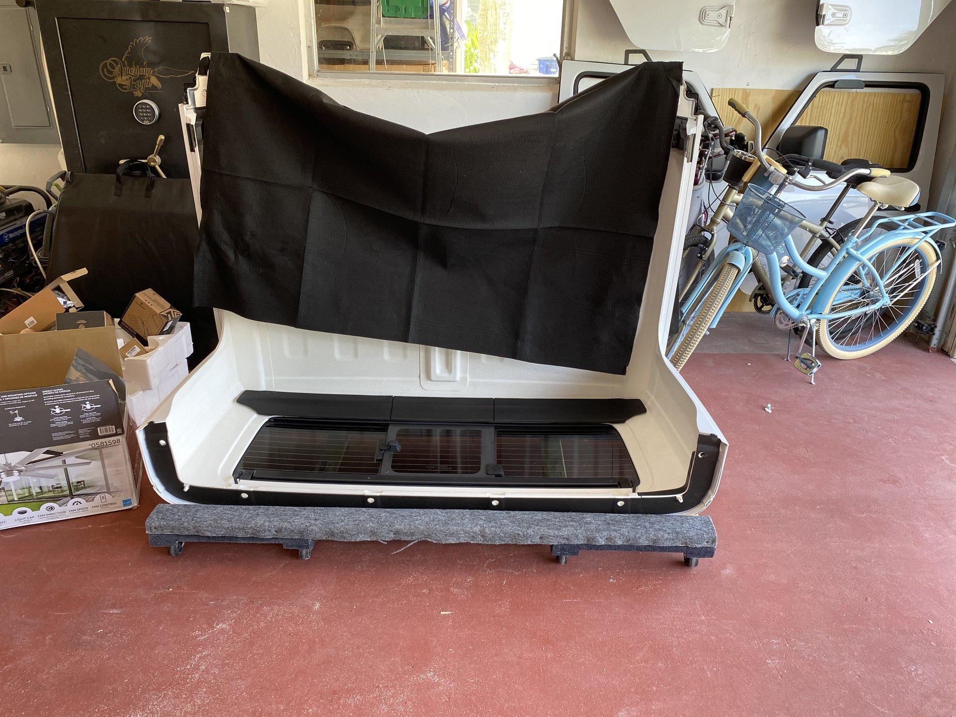 Jeep Gladiator Built my own top storage cart today B86F5D4A-2841-40EB-BF15-B5DAF995DD5F