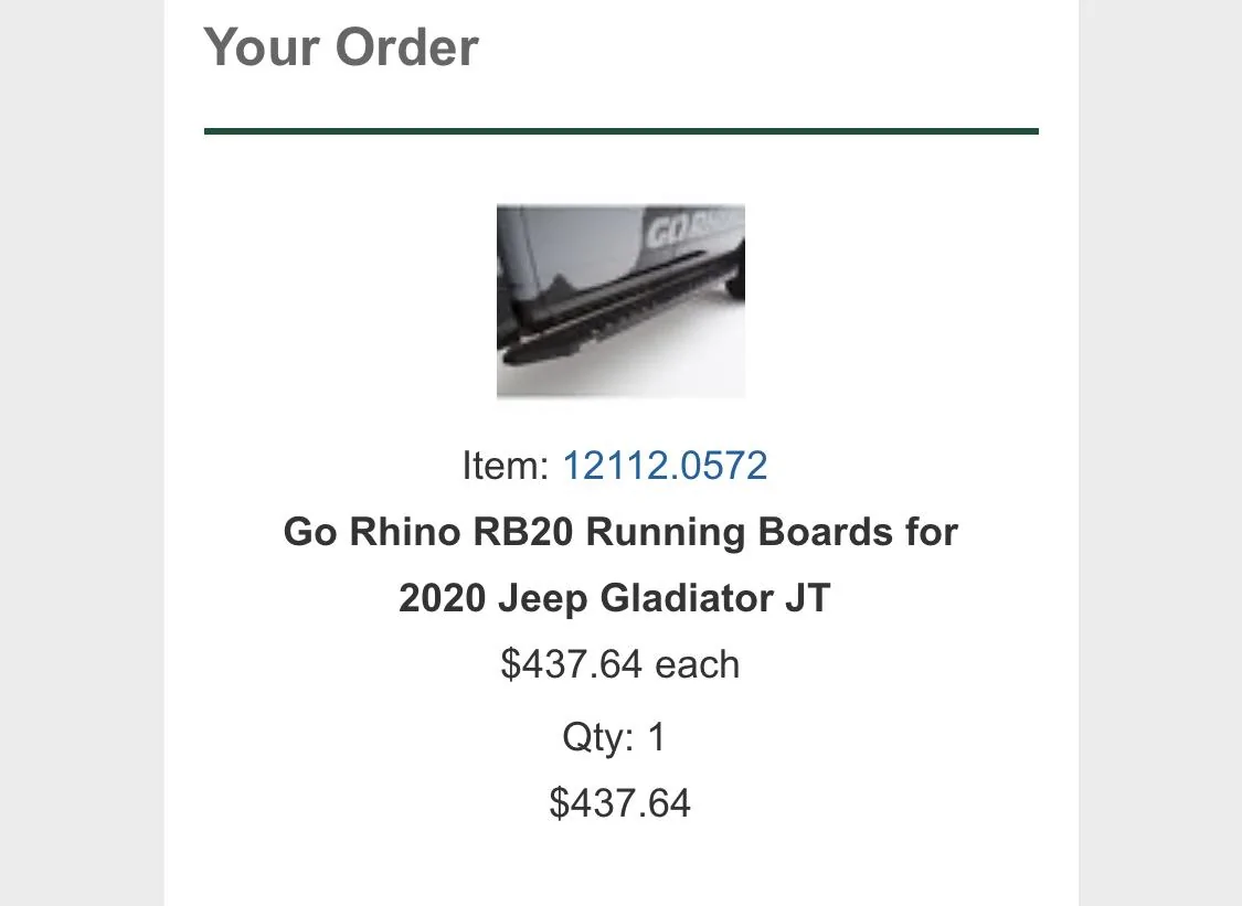 Jeep Gladiator Go Rhino RB series steps B8067A7A-8632-4E90-BCF4-F41960C1B217