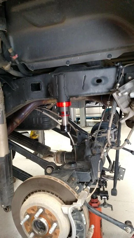 Jeep Gladiator EVO 4.5" / 38" desert trail Gladiator build bump installed